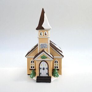Vintage Sleepy Hollow Church: Dept 56 New England Village Lighted Building